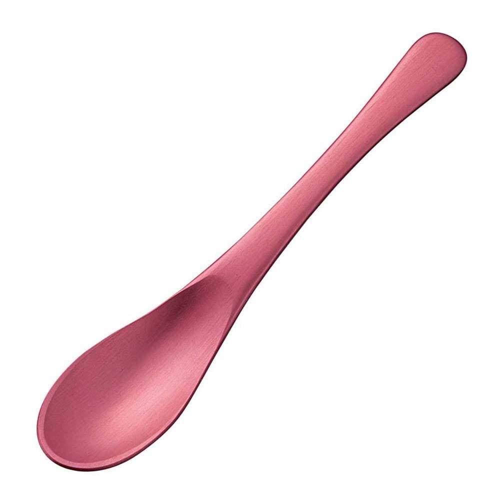 Todai Nukumori Aluminium Tea Spoon Pink Spoons