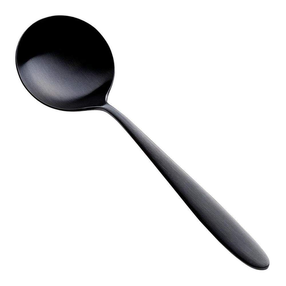 Todai Rikyu Black Bouillon Spoon Spoons