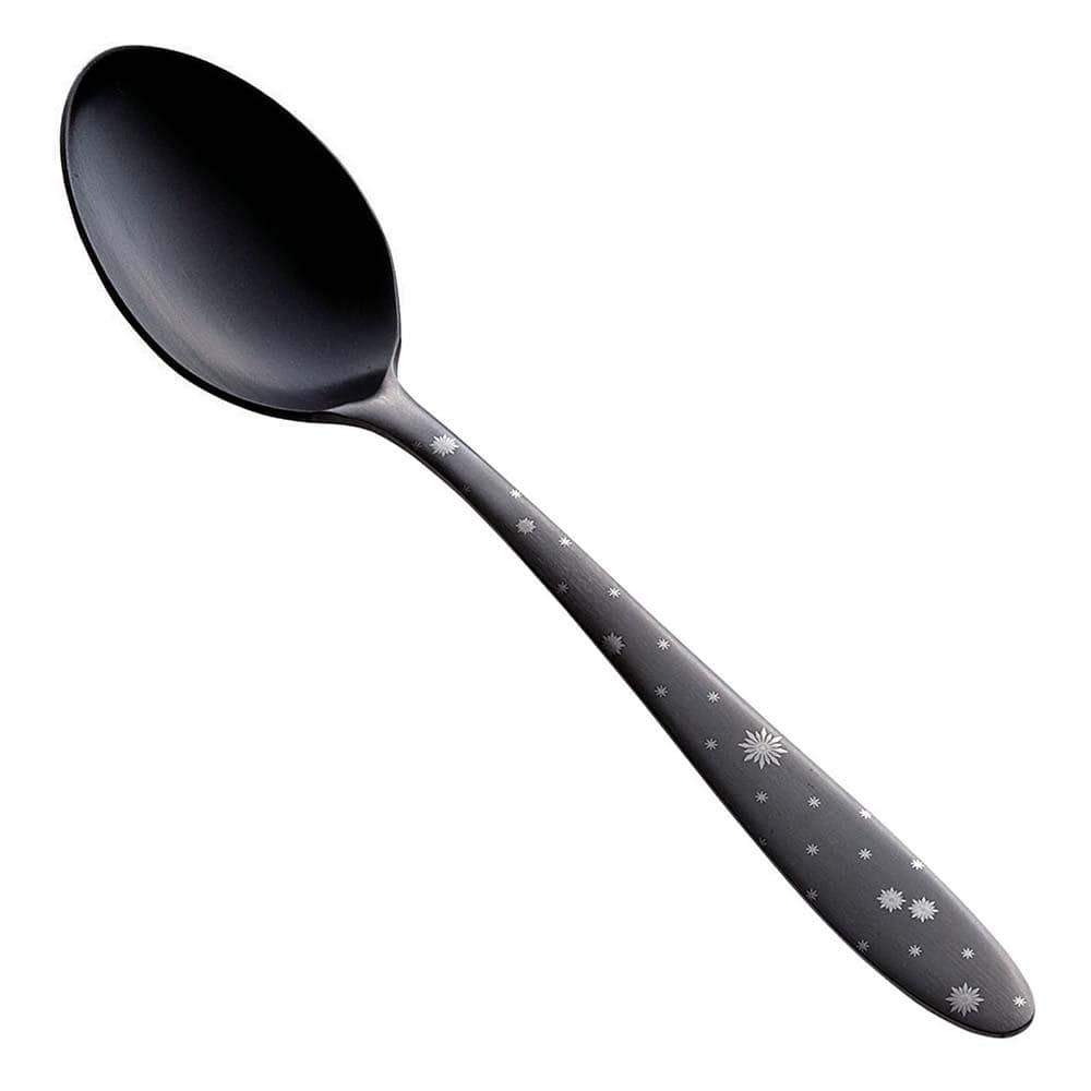 Todai Rikyu Black Crystal Pattern Coffee Spoon Spoons