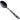 Todai Rikyu Black Rose Pattern Dessert Spoon Spoons