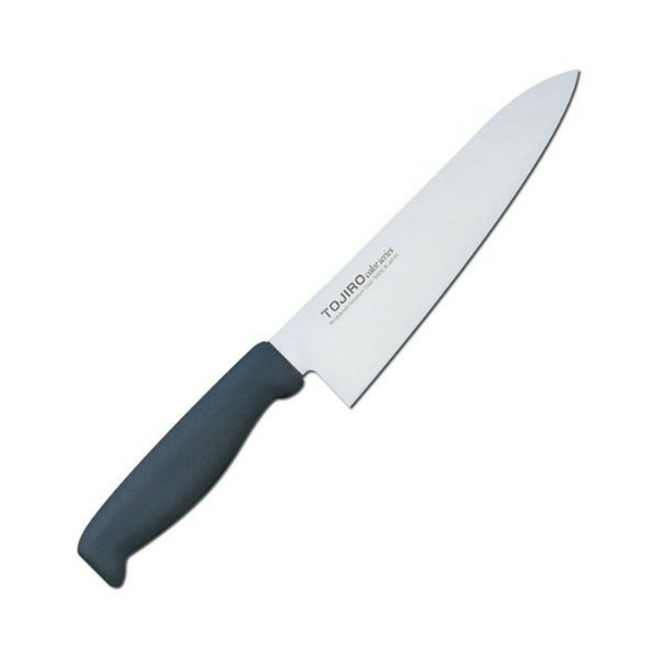 Tojiro Color MV Gyuto Knife with Elastomer Handle (6 Colours) Gyuto 180mm / Black Gyuto Knives