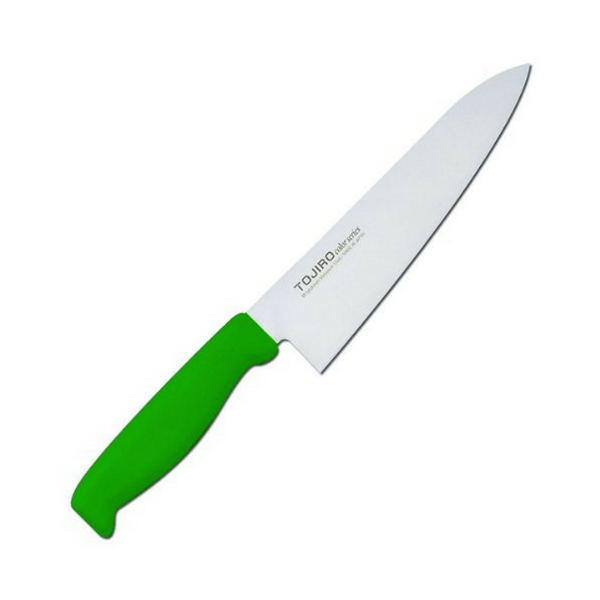 Tojiro Color MV Gyuto Knife with Elastomer Handle (6 Colours) Gyuto 180mm / Green Gyuto Knives