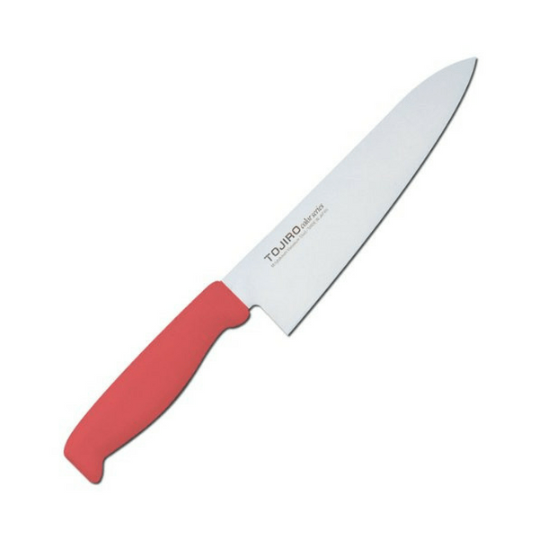 Tojiro Color MV Gyuto Knife with Elastomer Handle (6 Colours) Gyuto 180mm / Red Gyuto Knives