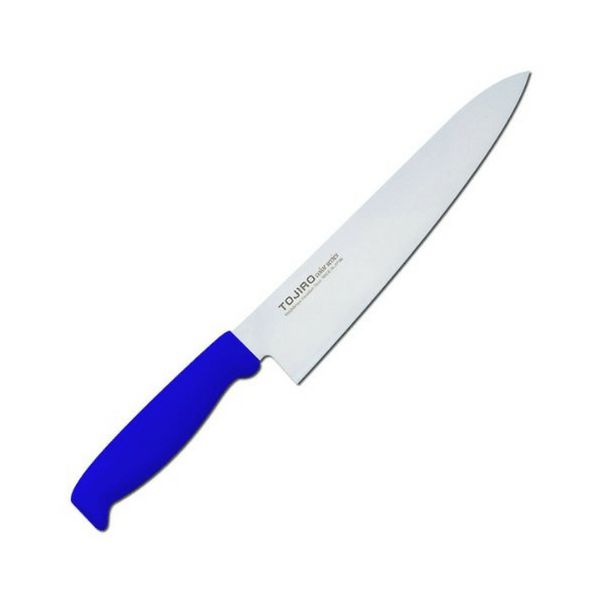 Tojiro Color MV Gyuto Knife with Elastomer Handle (6 Colours) Gyuto 210mm / Blue Gyuto Knives