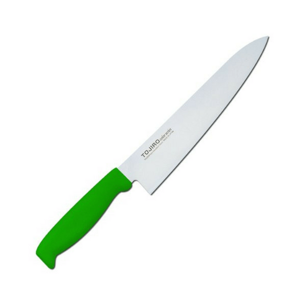 Tojiro Color MV Gyuto Knife with Elastomer Handle (6 Colours) Gyuto 210mm / Green Gyuto Knives