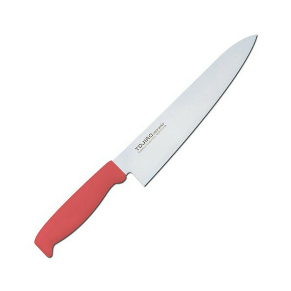 Tojiro Color MV Gyuto Knife with Elastomer Handle (6 Colours) Gyuto 210mm / Red Gyuto Knives
