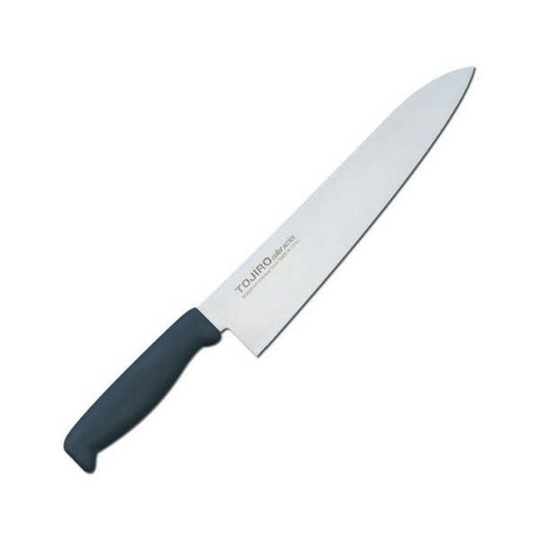 Tojiro Color MV Gyuto Knife with Elastomer Handle (6 Colours) Gyuto 240mm / Black Gyuto Knives