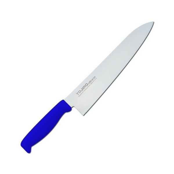 Tojiro Color MV Gyuto Knife with Elastomer Handle (6 Colours) Gyuto 240mm / Blue Gyuto Knives