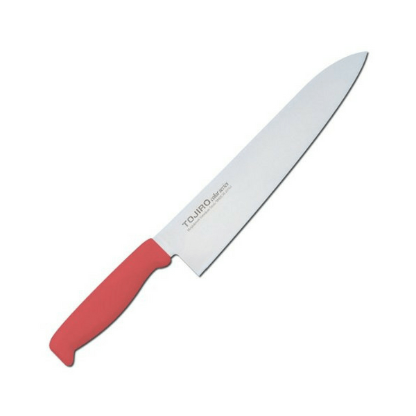 Tojiro Color MV Gyuto Knife with Elastomer Handle (6 Colours) Gyuto 240mm / Red Gyuto Knives