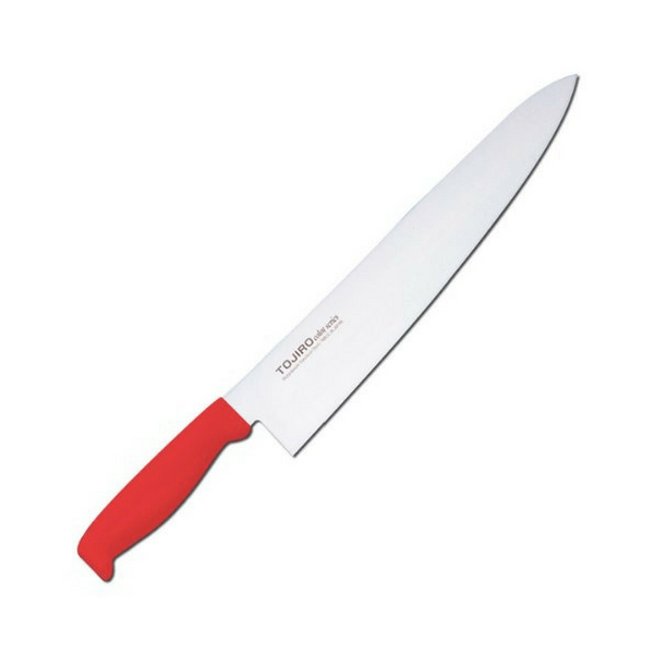 Tojiro Color MV Gyuto Knife with Elastomer Handle (6 Colours) Gyuto 300mm / Red Gyuto Knives