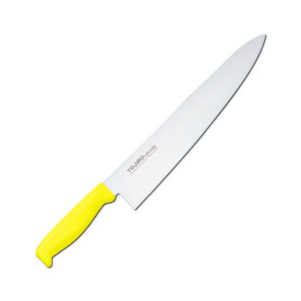 Tojiro Color MV Gyuto Knife with Elastomer Handle (6 Colours) Gyuto 300mm / Yellow Gyuto Knives