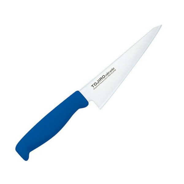 Tojiro Color MV Honesuki Knife with Elastomer Handle (6 Colours) Blue Honesuki Knives