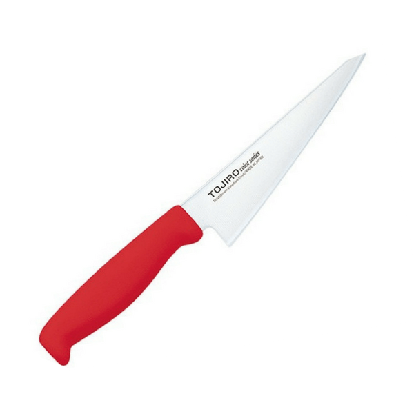 Tojiro Color MV Honesuki Knife with Elastomer Handle (6 Colours) Red Honesuki Knives