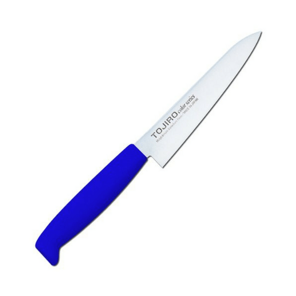 Tojiro Color MV Petty Knife with Elastomer Handle (6 Colours) Petty 120mm / Blue Petty Knives