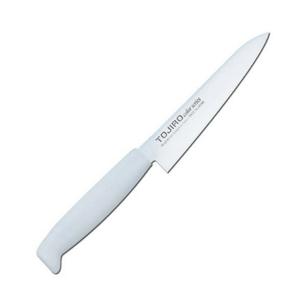 Tojiro Color MV Petty Knife with Elastomer Handle (6 Colours) Petty 120mm / White Petty Knives