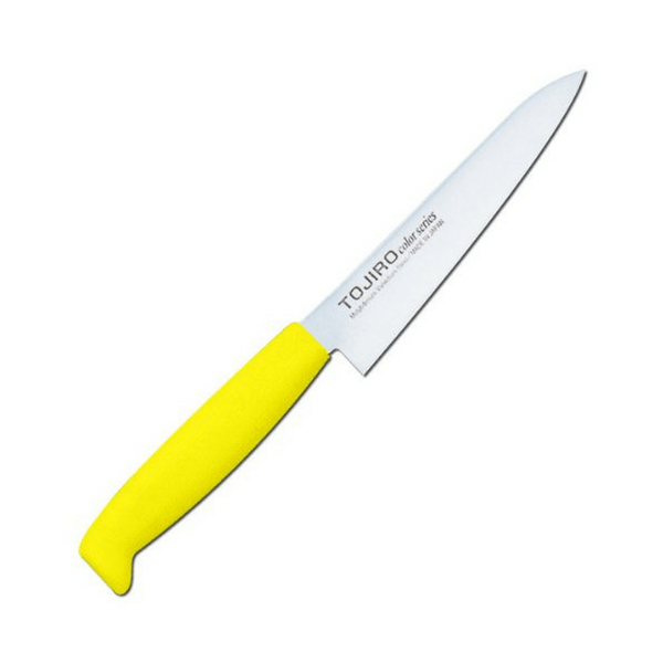 Tojiro Color MV Petty Knife with Elastomer Handle (6 Colours) Petty 120mm / Yellow Petty Knives