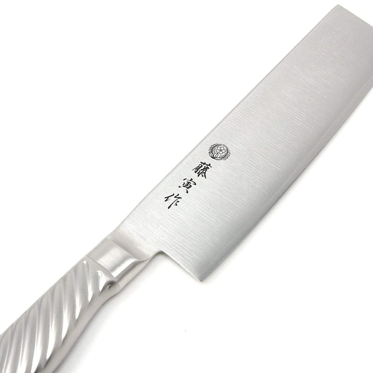 Tojiro Fujitora DP 3-Layer Nakiri Knife with Stainless Steel Handle 165mm FU-894 Nakiri Knives
