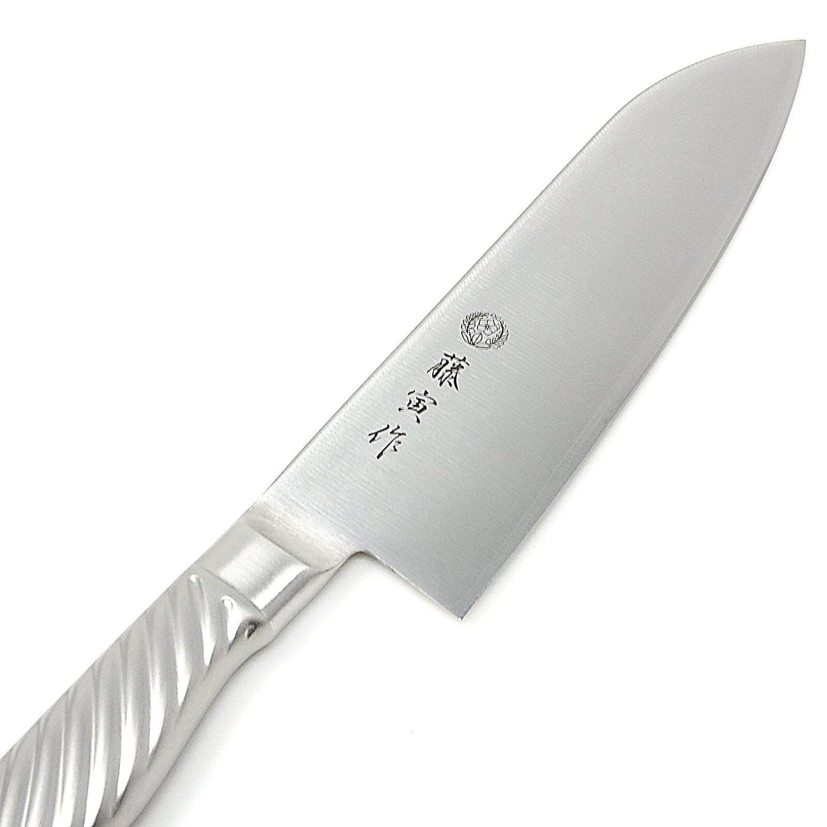 Tojiro Fujitora DP 3-Layer Santoku Knife with Stainless Steel Handle 170mm FU-895 Santoku Knives