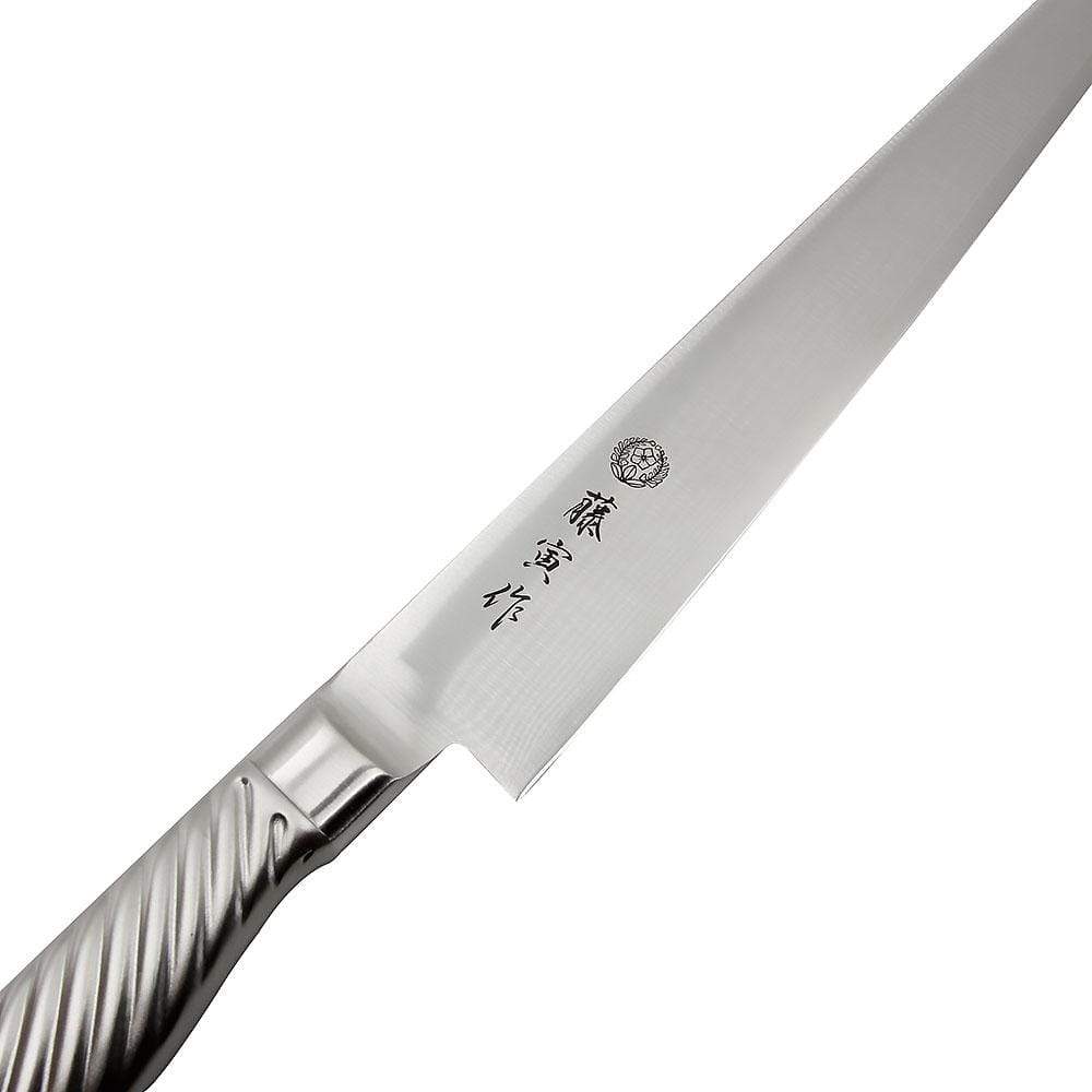 Tojiro Fujitora DP 3-Layer Sujihiki Knife with Stainless Steel Handle Sujihiki Knives