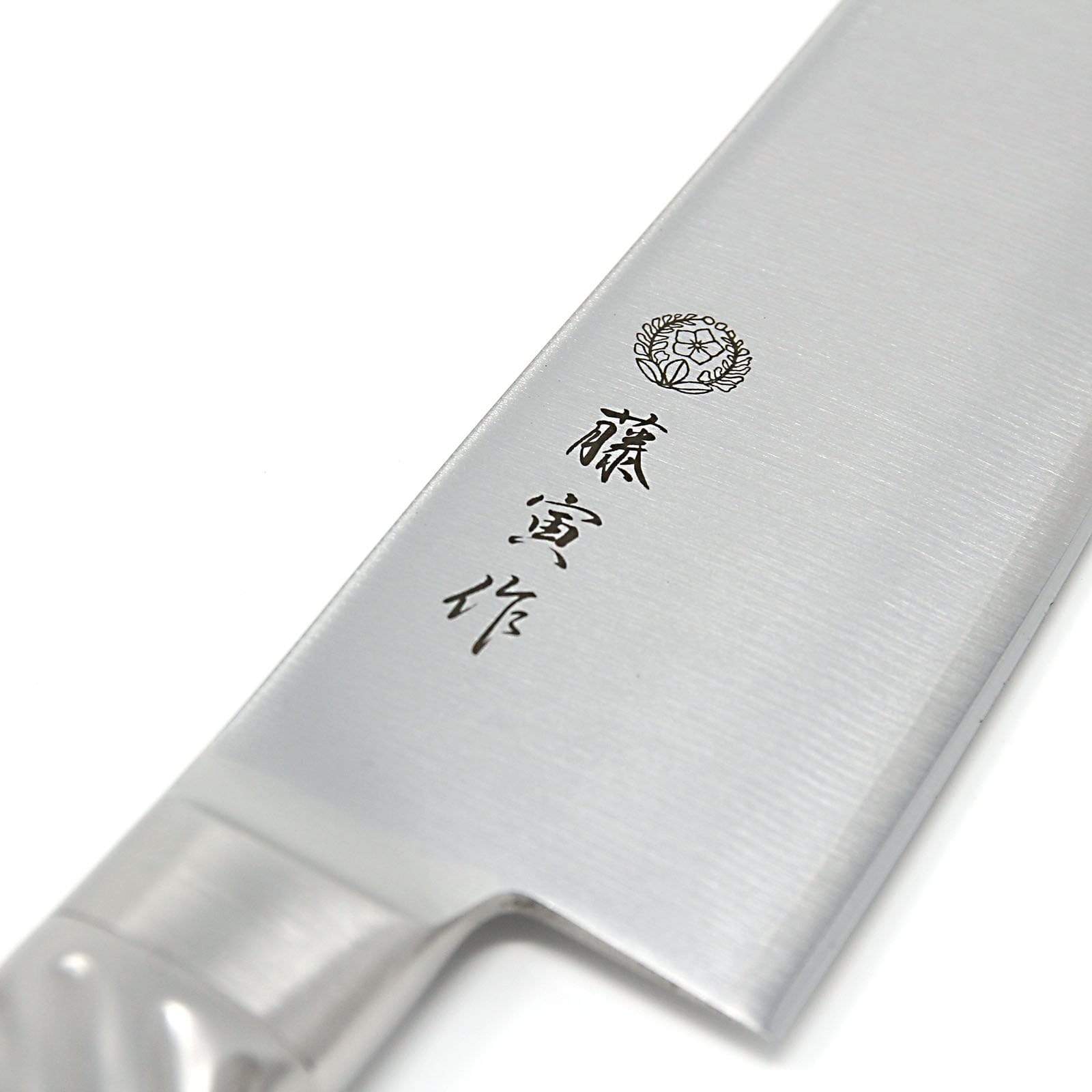 Tojiro Fujitora DP 3-Layer Western Deba Knife (Yo-Deba) with Stainless Steel Handle Deba Knives