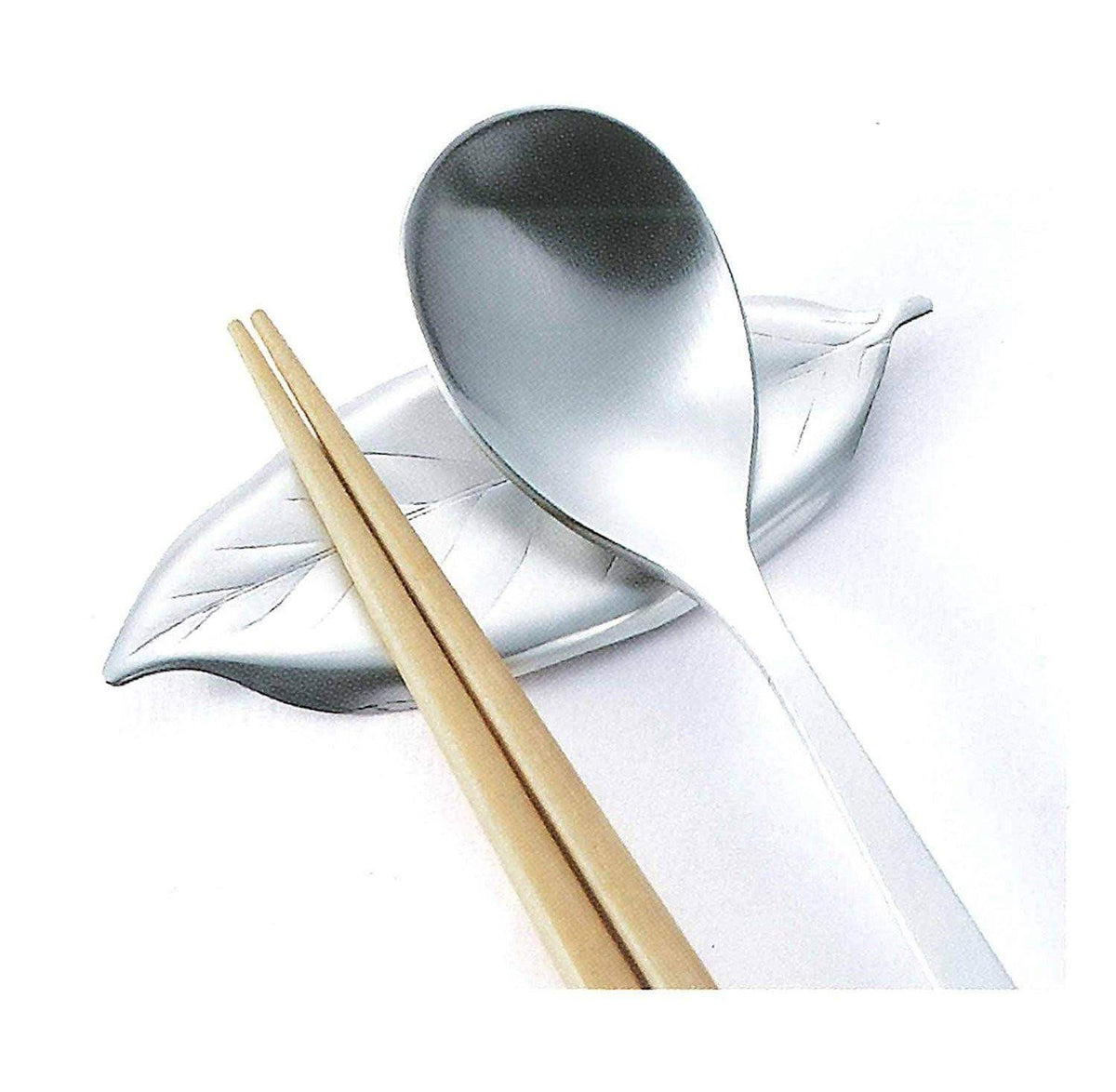 Tsubame Shinko Stainless Steel Leaf-Shaped Cutlery Rest (2 Colours) Cutlery Rests
