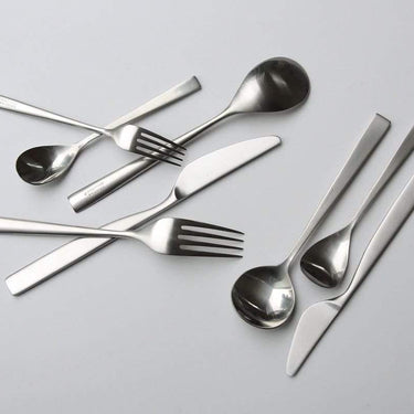 Tsubame Shinko SUNAO Stainless Steel Cake Fork 14.5cm (Matt Finish) Loose Cutlery