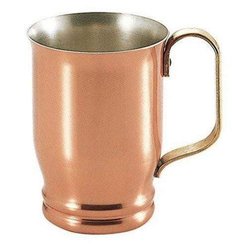 Wadasuke Copper 12 Oz. Iced Coffee Mug 350ml (1-Piece) Copper Drinkware