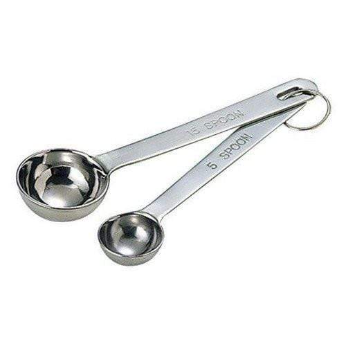 Wadasuke Extra Thick Stainless Steel 2-Piece Measuring Spoon Set Measuring Spoons