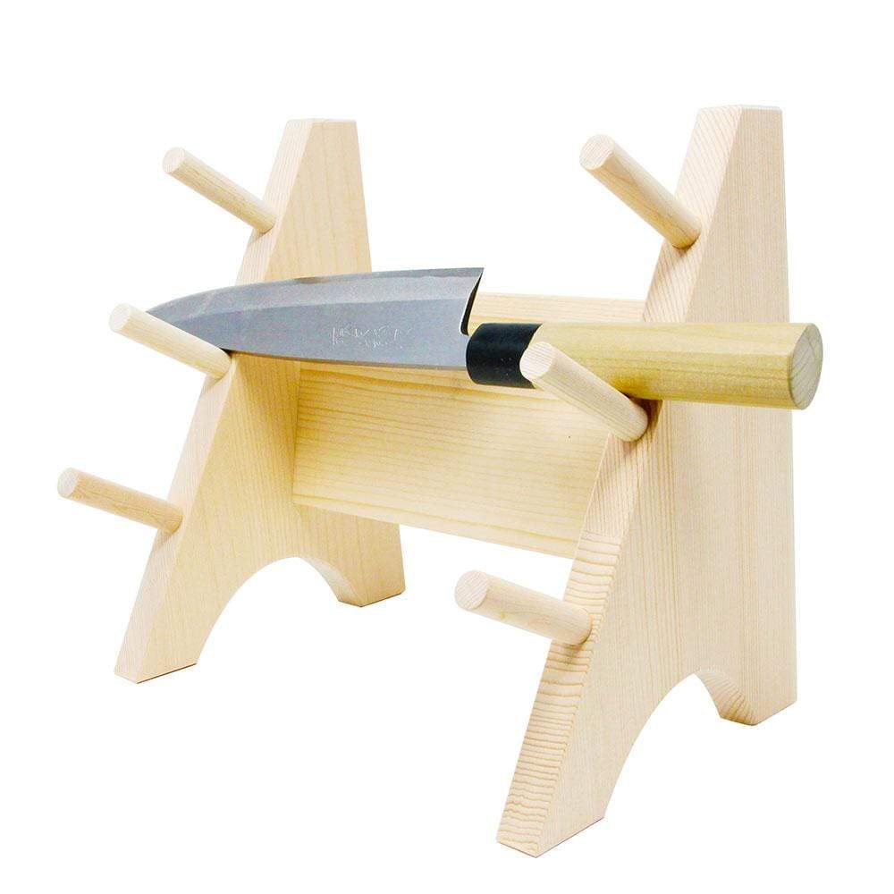 Yamacoh Katana-Style Wooden Knife Rack - Globalkitchen Japan