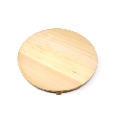 Yamacoh Sawara Cypress Round Wooden Lid for Hangiri Sushi Rice Mixing Bowl Lids & Covers