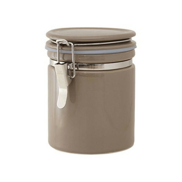 ZEROJAPAN Mino Ware Ceramic Coffee Canister 150/200 (6 Colours) Brown / Coffee 150 (Height: 126mm) Canisters