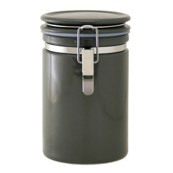 ZEROJAPAN Mino Ware Ceramic Coffee Canister 150/200 (6 Colours) Gray / Coffee 200 (Height: 160mm) Canisters