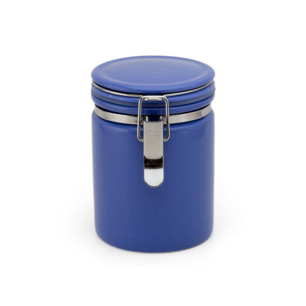 ZEROJAPAN Mino Ware Ceramic Tea Canister 100 (6 Colours) Blue Canisters