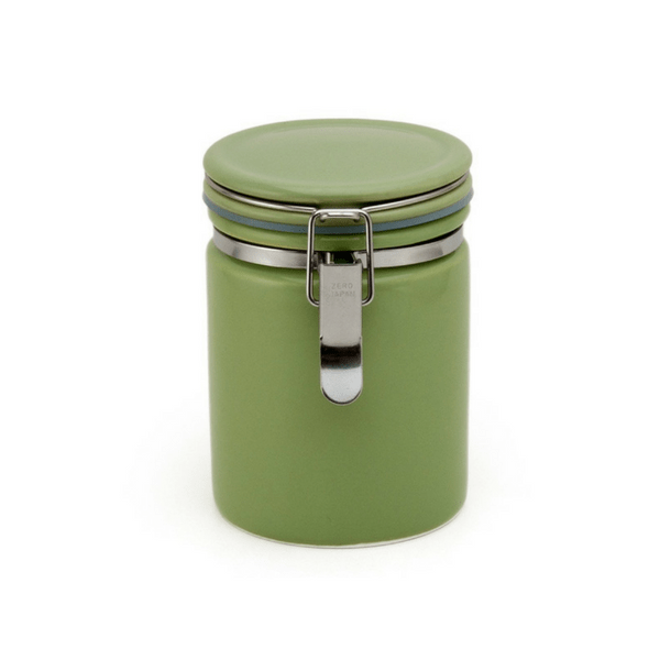 ZERO JAPAN Mino Ware Ceramic Tea Canister 100 Green