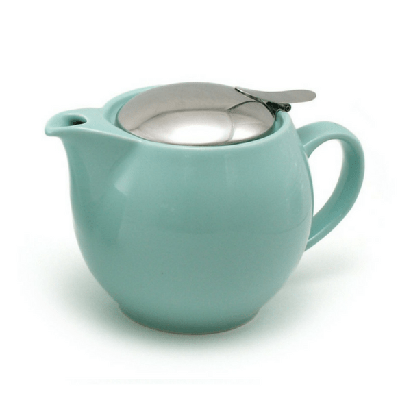 ZEROJAPAN Mino Ware Universal Teapot with Infuser 450ml (14 Colours) Aqua Mist Blue Teapots