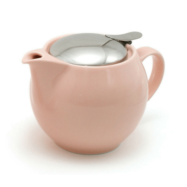 ZEROJAPAN Mino Ware Universal Teapot with Infuser 450ml (14 Colours) Pink Teapots