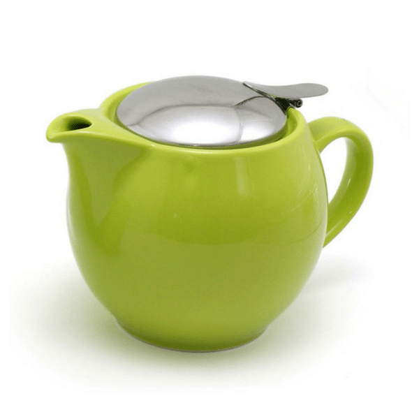 ZEROJAPAN Mino Ware Universal Teapot with Infuser 450ml (14 Colours) Sencha Green Teapots